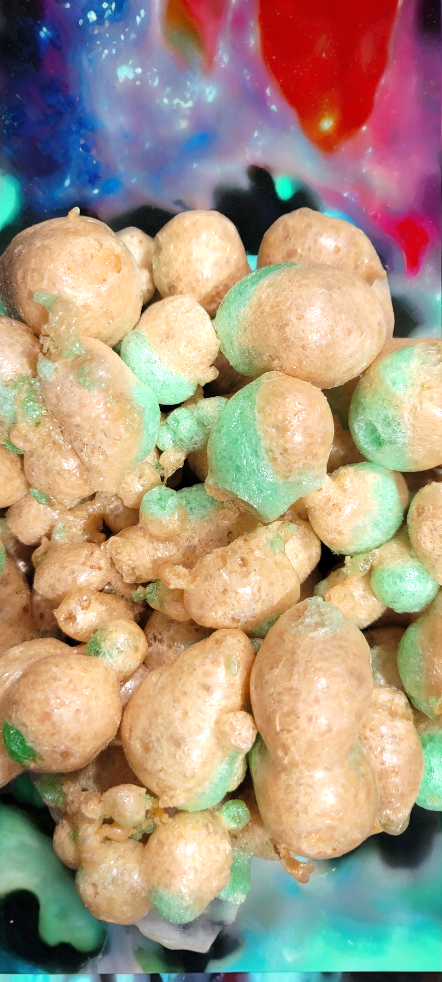 Freeze Dried Asteroid Bites (Caramel Apple Pops)