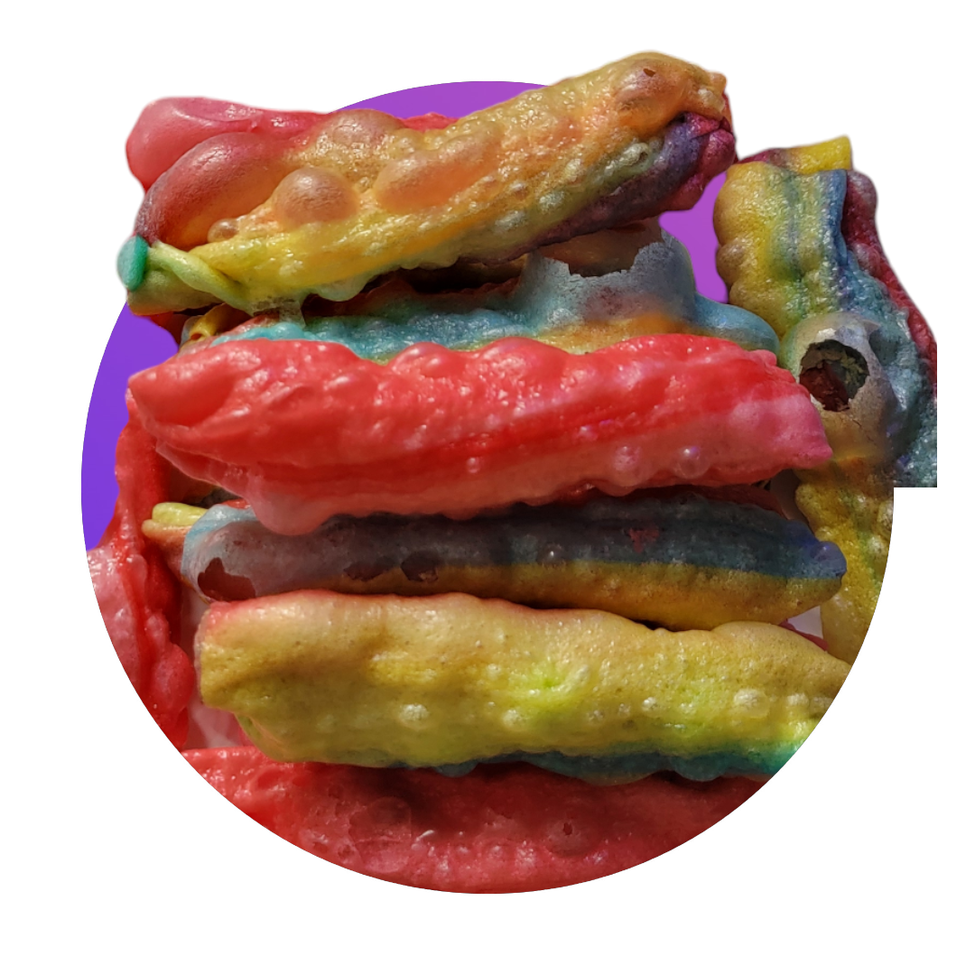 Freeze Dried Fruity Martian Logs (Fruit Roll-Ups)