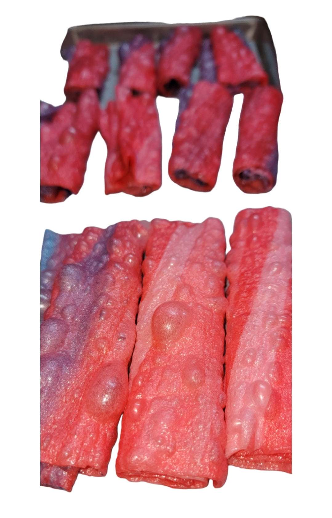 Freeze Dried Fruity Martian Logs (Fruit Roll-Ups)