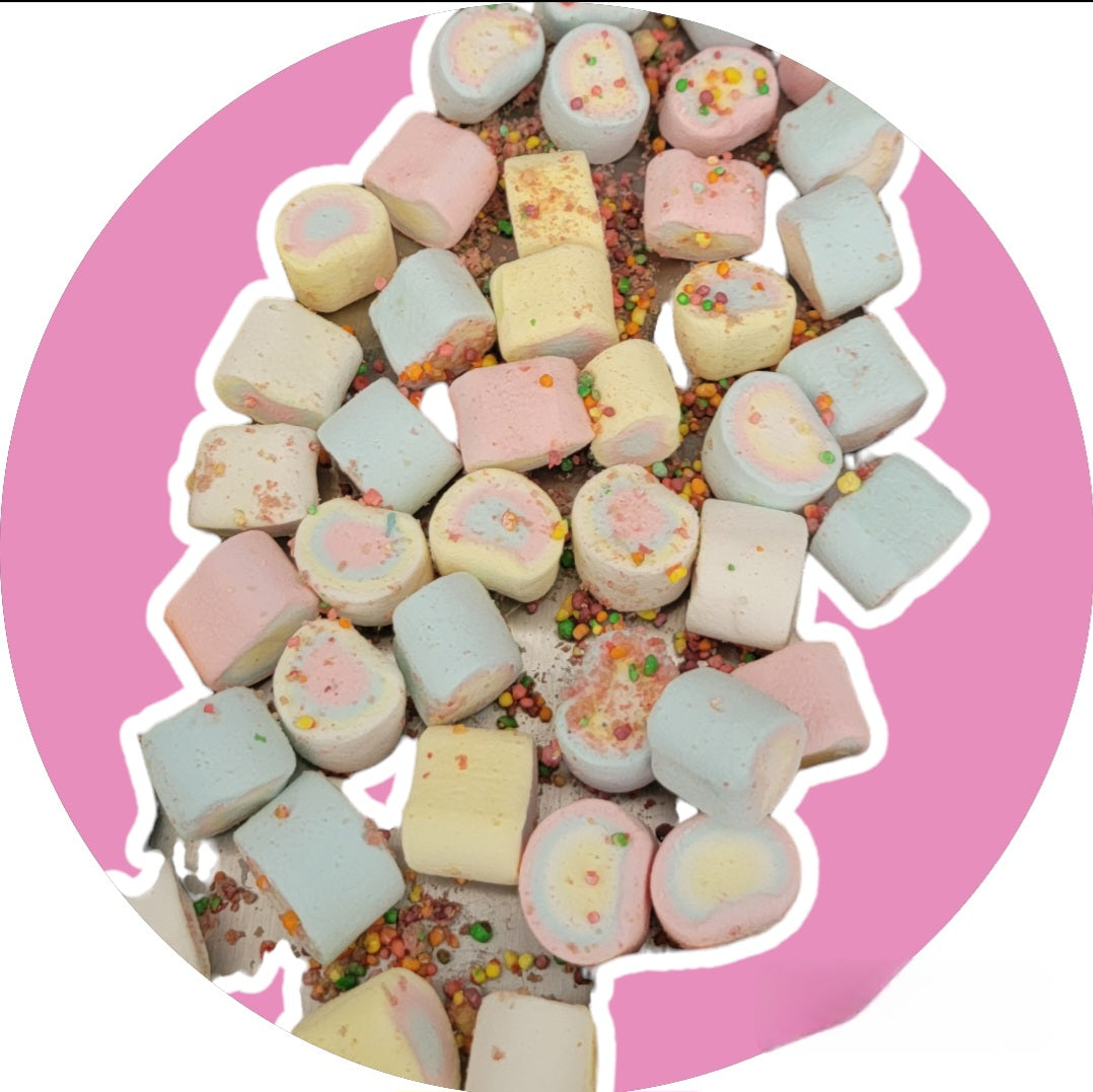 Freeze Dried Unicorn Marshmallows w/candy dust