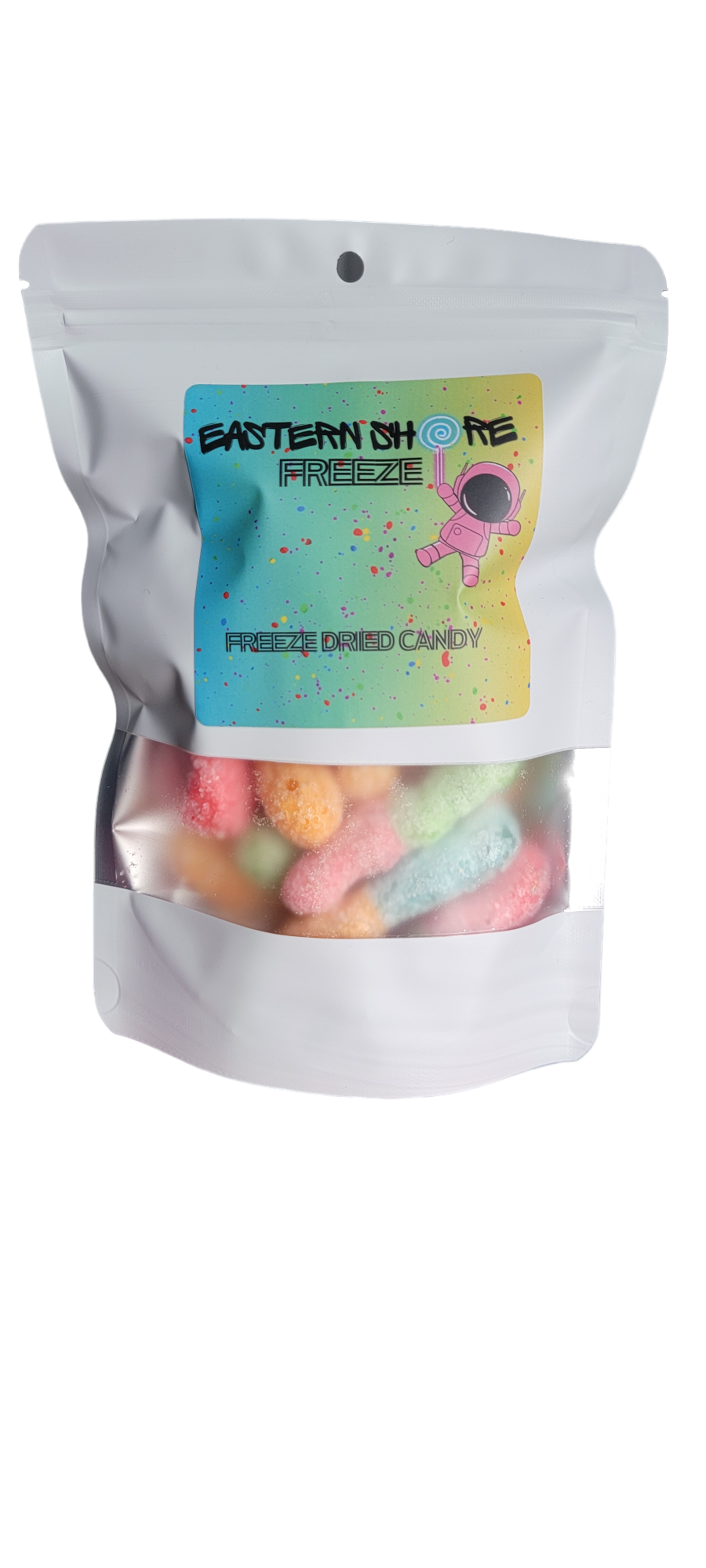 Freeze Dried Sour Space Worms (Gummi Worms)