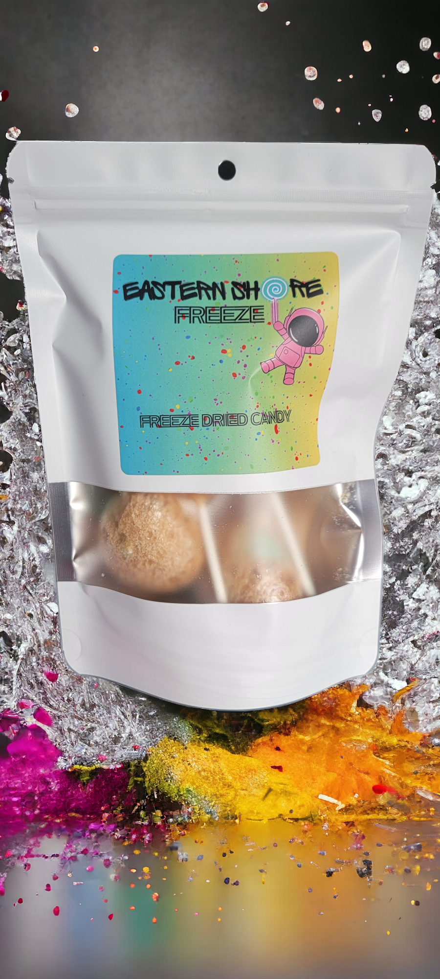 Freeze Dried Asteroid Pops (Caramel Apple Pops)